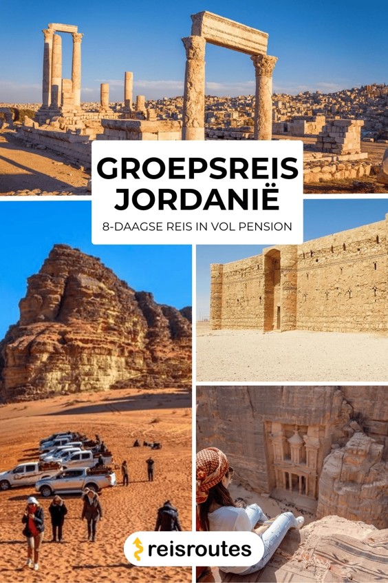 Pinterest Groepsreis Jordanië 8-daagse reis in vol pension