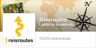 Reisroutes op Facebook