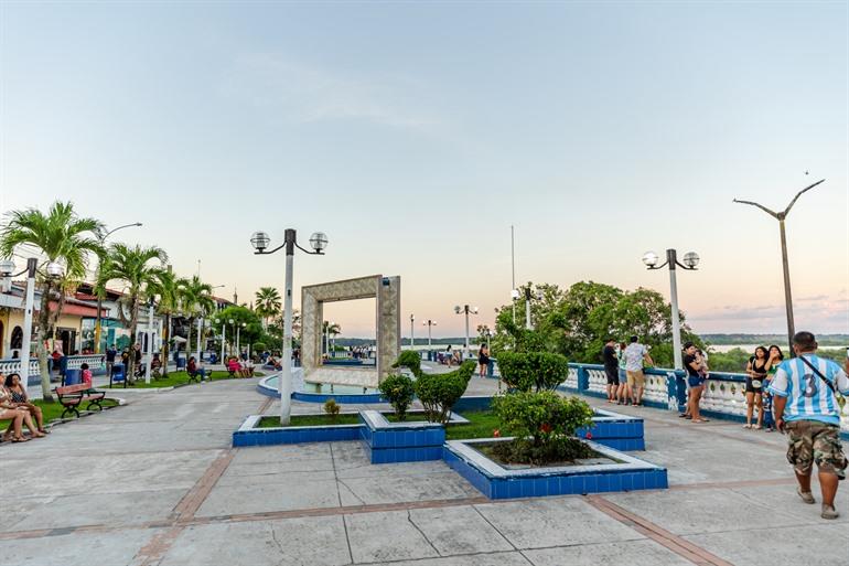 Aan de boulevard van Iquitos