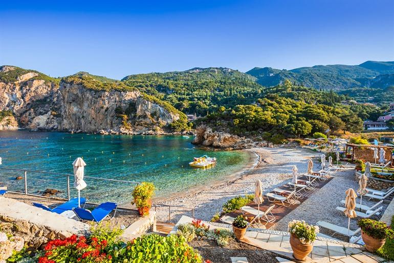 Agios Petros, bij kustdorpje Paleokastritsa, Corfu