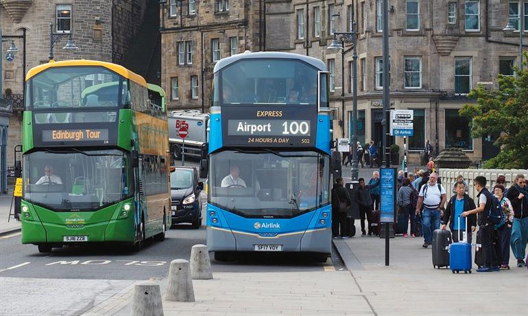Airlink 100, luchthaven shuttle van Edinburgh
