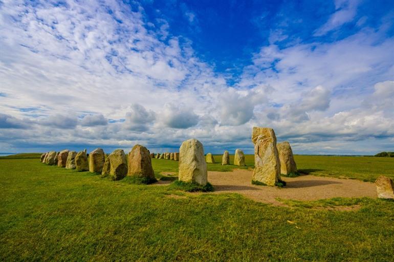 Ales Stenar in de buurt van Lund