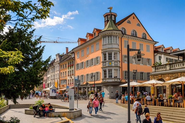 Altstadt Konstanz, aan de Bodensee