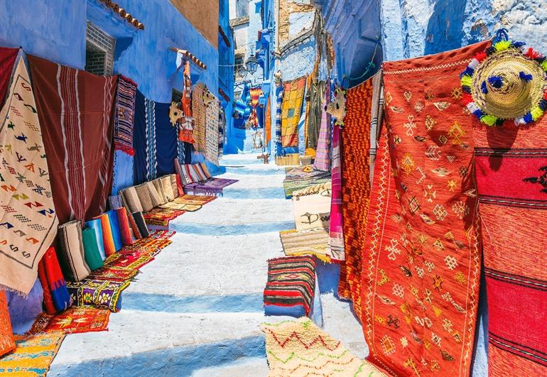 Ambachtelijke winkeltjes, Chefchaouen