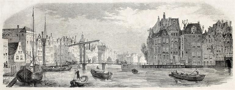 Amsterdamse grachten, historisch