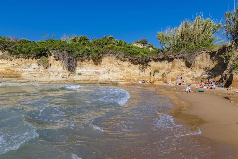 Apotripiti beach in Sidari