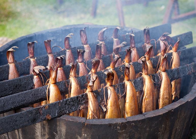 Arbroath Smokies vis in Schotland