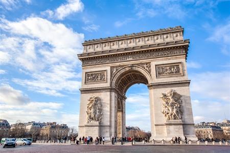 Arc de Triomphe bezoeken in Parijs, Frankrijk