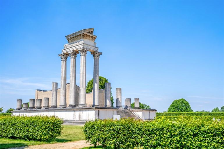 Archaeologisch park in Xanten, Ruhrgebied in Noordrijn-Westfalen
