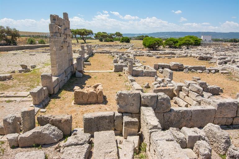 Archeologische site van Egnazia in Puglia