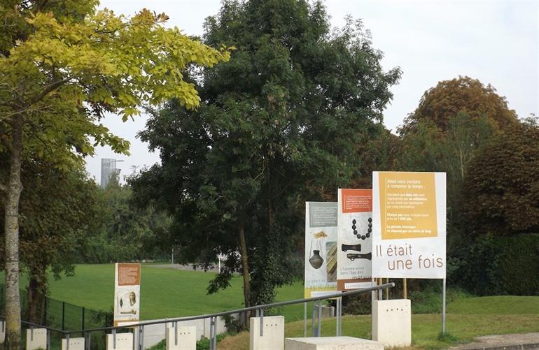 Archeologische tuin Saint-Acheul, Amiens, Picardië