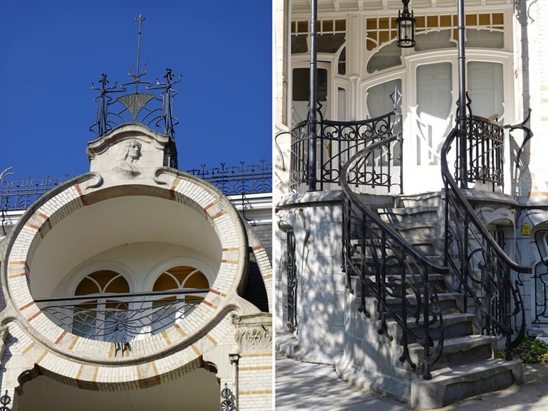 Architectuur op de Cogels-Osylei in Antwerpen