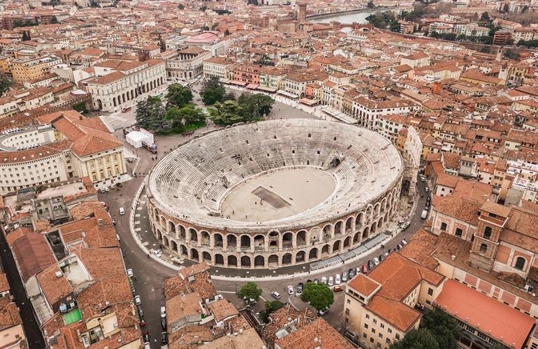 Arena van Verona bezoeken, Italië
