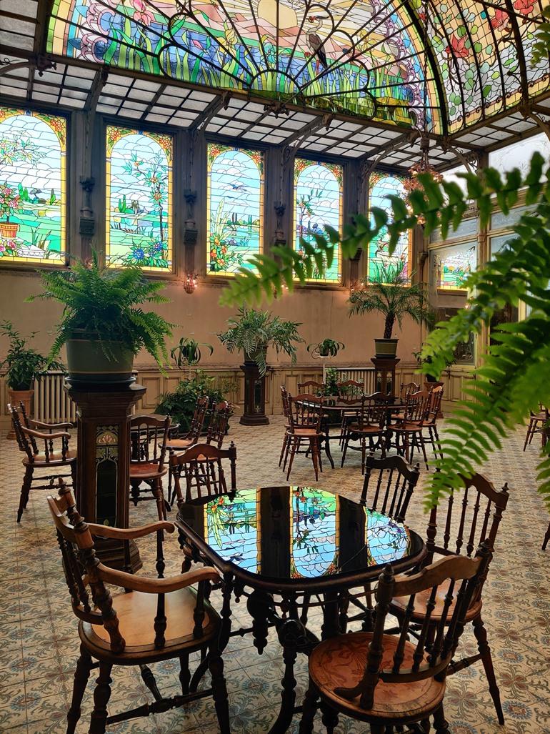 Art Nouveau-Wintertuin van de Ursulinen