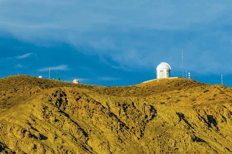 Astronomisch complex in de bergen rond Barreal