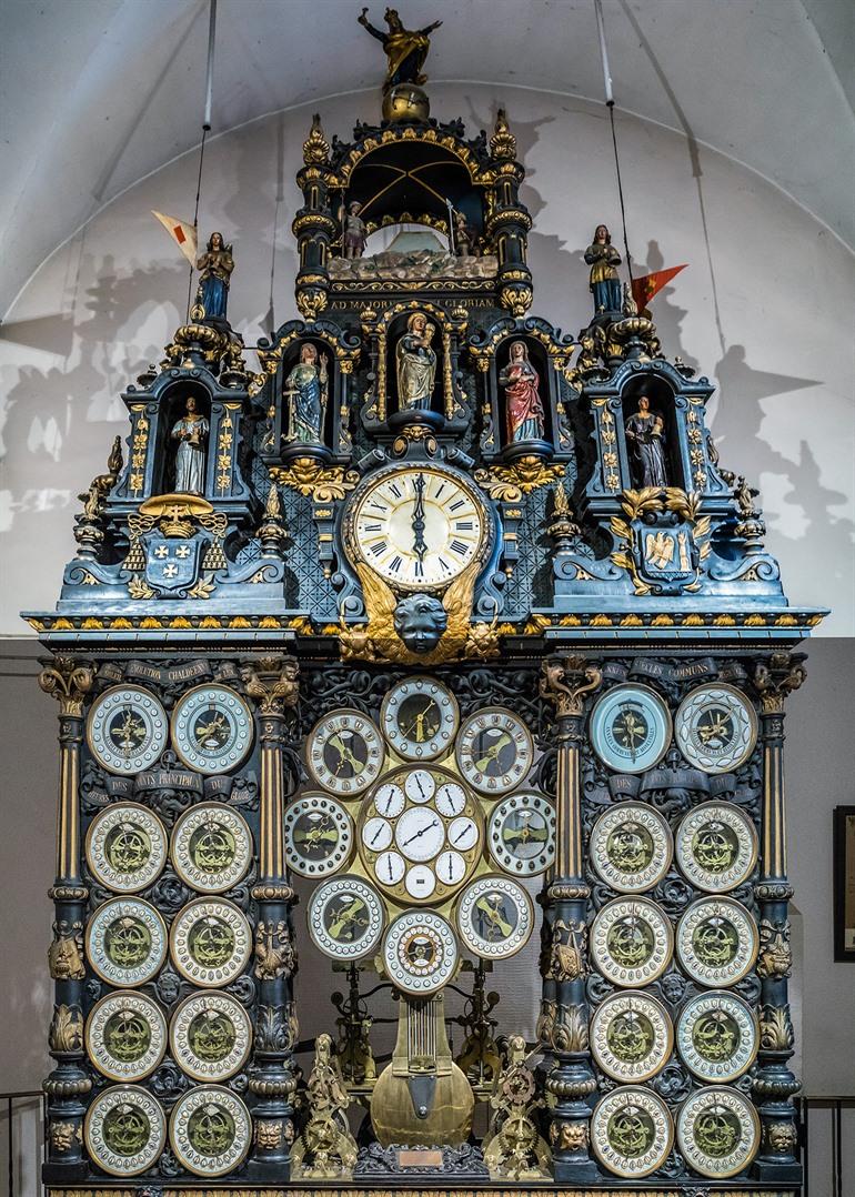 Astronomische klok in de Cathédrale Saint-Jean de Besançon