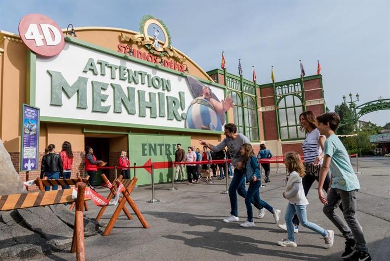 Attractie in het Astérix Park