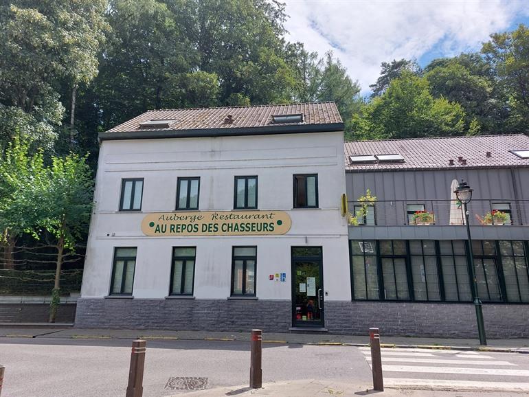 Auberge-restaurant ‘Au repos des chasseurs’, aan de rand van het Zoniënwoud