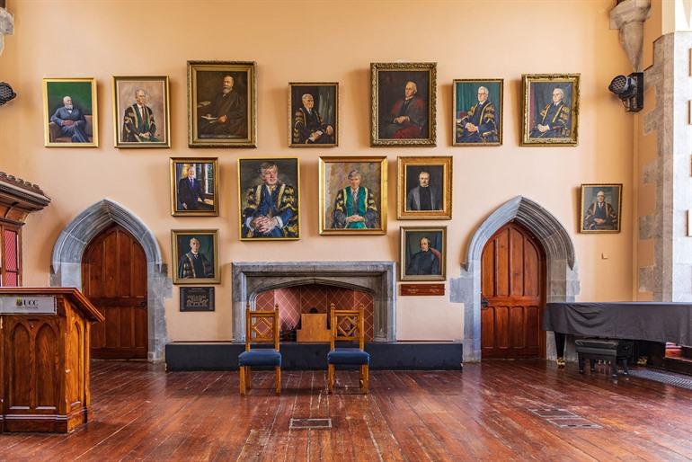 Aula Maxima in de Universiteit van Cork, Ierland