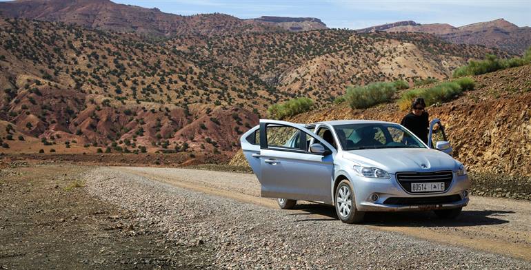 Auto huren in Marokko