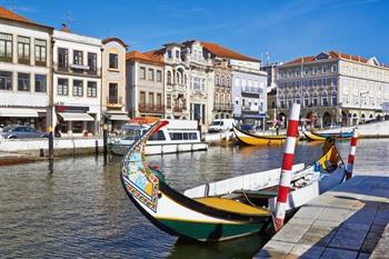 Aveiro, kanaal in het centrum