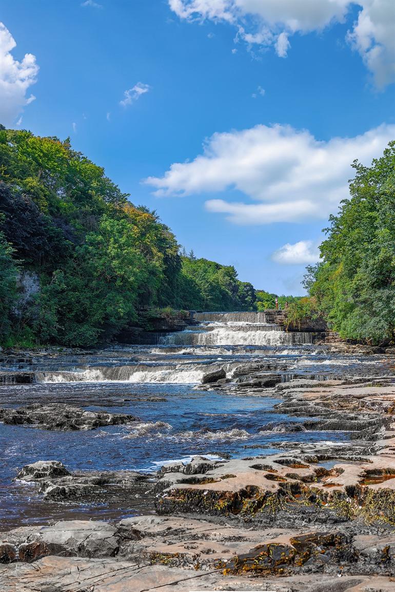 Aysgarth watervallen bezoeken