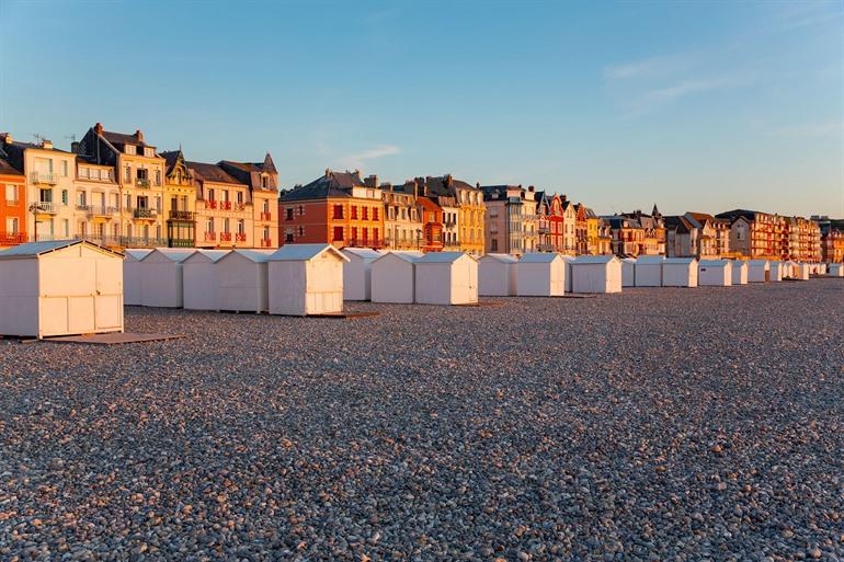 Badplaats Mers-les-Bains in Normandië