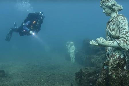 Baia de verzonken stad bij Napels