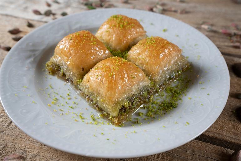 Baklava, een zoet dessertje