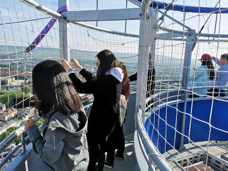 Ballontocht over Epernay, Champagne