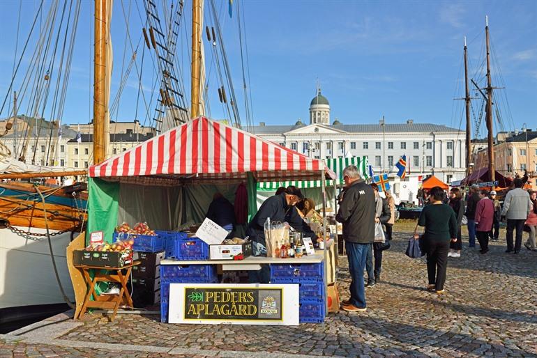 Baltische haringmarkt in Helsinki