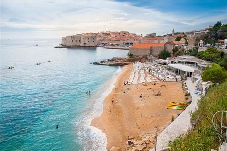 Banje Beach in Dubrovnik bezoeken