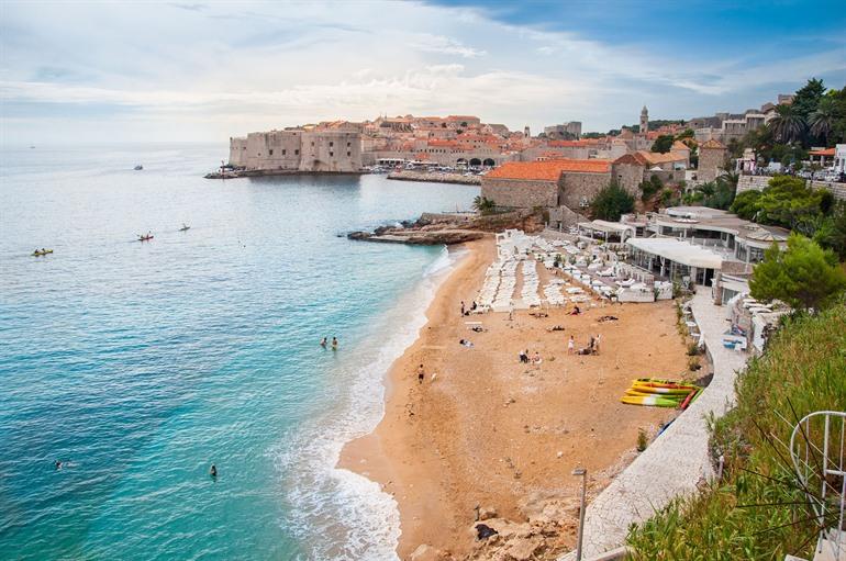 Banje Beach in Dubrovnik bezoeken