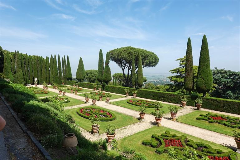 Barberini-tuinen bij Castel Gandolfo