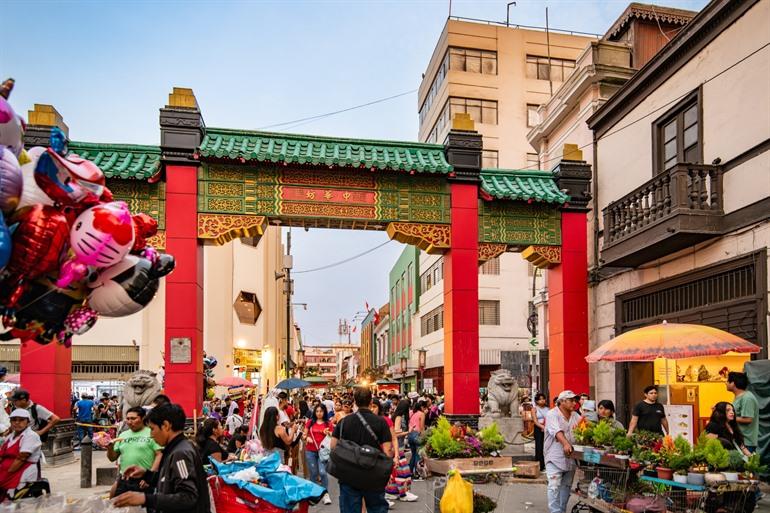 Barrio Chino in het centrum van Lima