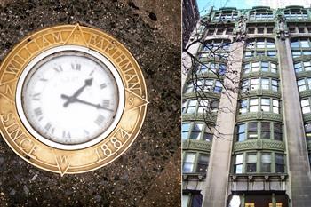 Barthman Clock en New York Evening Post Building 