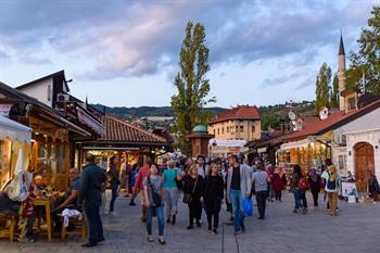 Baščaršija, wijk in Sarajevo, Bosnië en Herzegovina