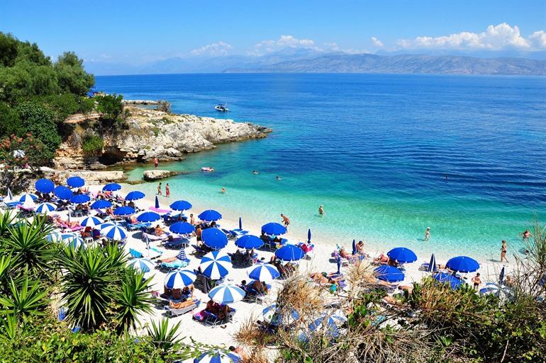 Bataria Beach in Kassiopi