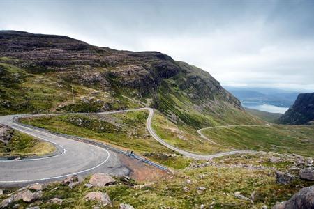 Bealach Na Ba rijden, de hoogste weg van Schotland