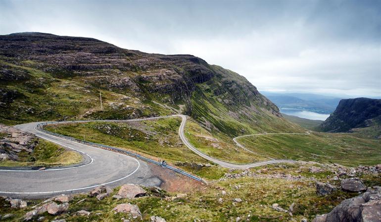 Bealach Na Ba rijden, de hoogste weg van Schotland
