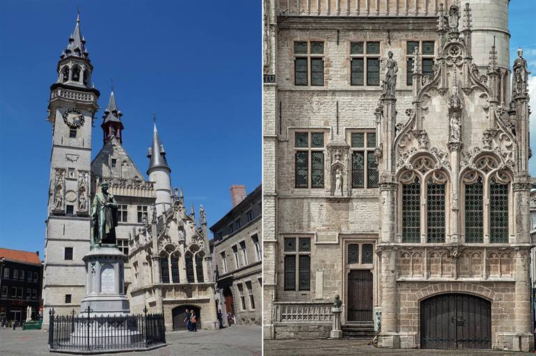Belfort, Schepenhuis en Gebiedshuisje - Aalst
