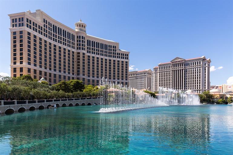 Bellagio Hotel & Casino met de fonteinen