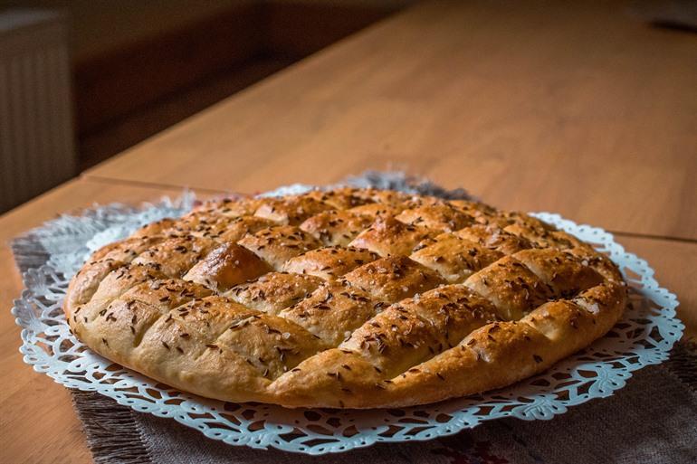 Belokranjska Pogača, typisch Sloveens brood