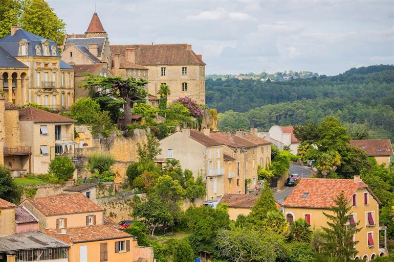 Belvès in de Dordogne, Frankrijk 