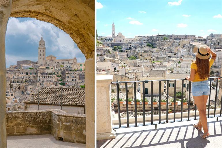Bewonder de prachtige uitzichten in Matera, Puglia