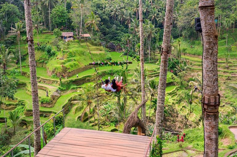 Bezoek de rijstterrassen van Tegalalang, Ubud