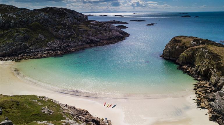 Bezoek de stranden op Isle of Mull, Schotland