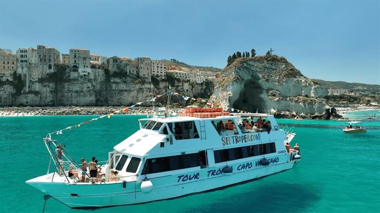 Boek je Capo Vaticano rondvaart met snorkelstops & aperitief