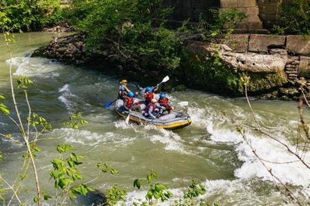 Boek je raftingavontuur op de Tiber in Rome