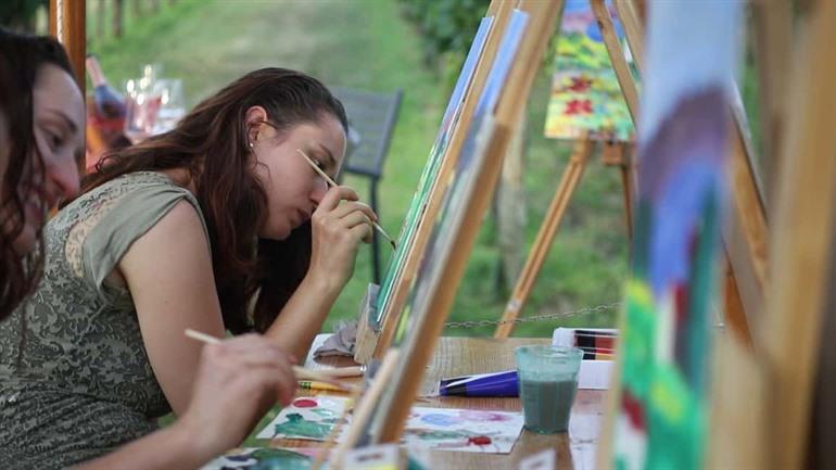 Boek je schilderworkshop én proef heerlijke wijnen en streekgerechten